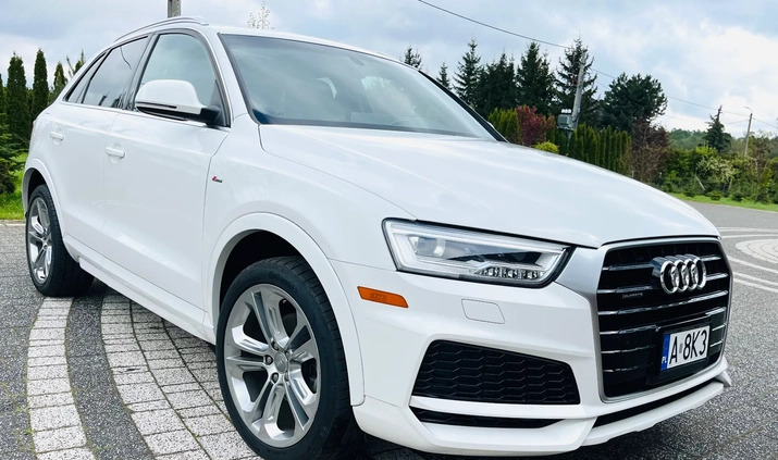 Audi Q3 cena 85900 przebieg: 124990, rok produkcji 2018 z Łuków małe 436